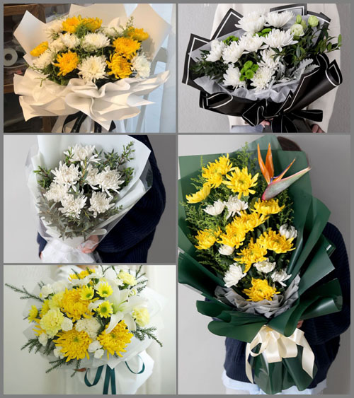 安徽滁州市定远县定城镇岗刘村白事花束代送